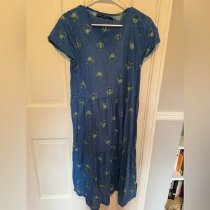 Gudrun Sjoden Blue Floral Dress